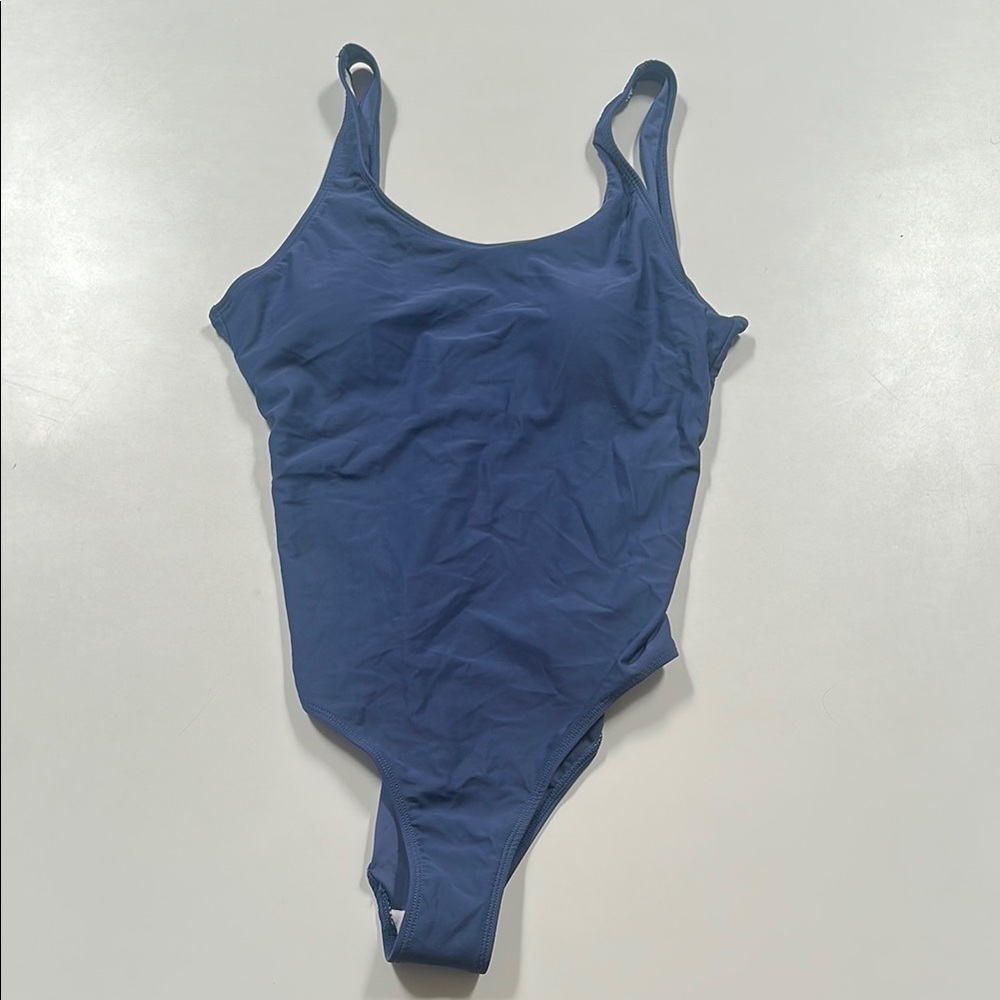 Blue One-Piece Swimsuit